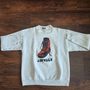 Vintage Airwalk Spellout Big Logo 90s Skateboard Sweatshirt